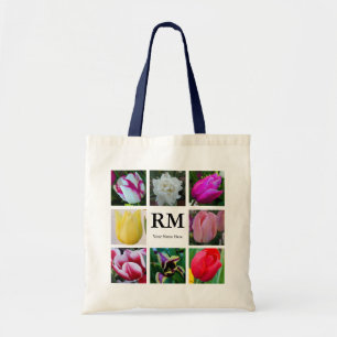 Bolsa Tote Colagem de Tulipas nº 1 Tote Bag
