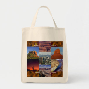 Bolsa Tote Colagem do Deserto arizona