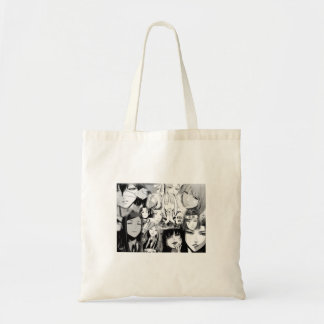 Bolsa Tote Colagem do Painel de Manga de Menina de Anime