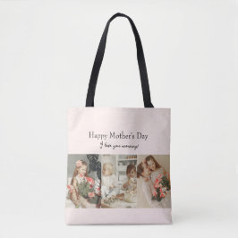 Bolsa Tote Colagem e mensagem de fotos - Presente personaliza