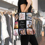 Bolsa Tote Colagem fotográfica melhor vovó de vovó preto<br><div class="desc">Um presente para sua avó celebrando sua vida com uma colagem de 8 fotos. Texto branco: A melhor vovó de sempre. Use a foto dela, filhos, netos, marido, animais de estimação, amigos, seu destino de viagem dos sonhos. Um fundo preto chic. Perfeito como presente de Dia de as mães ou...</div>