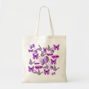 Bolsa Tote Colagem invisível da doença