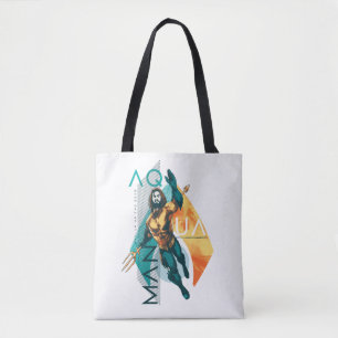 Bolsa Tote Colagem modernista de Aquaman   Aquaman