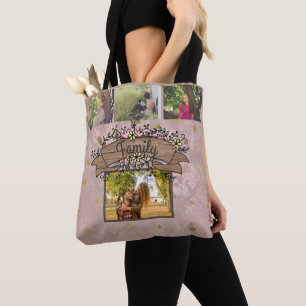 Bolsa Tote Colagem rústica chique feita sob