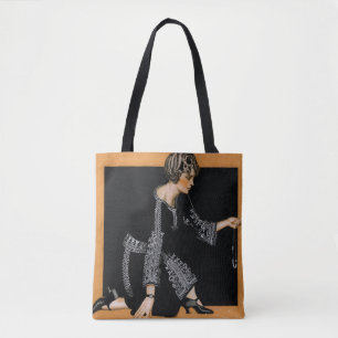 Bolsa Tote Colar quebrada da pérola