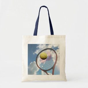 Bolsa Tote Colchete e esfera do tênis no saco de ar