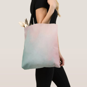 Bolsa Tote Coleção Absoluta Rosa Bege Tom Pastel de Hortelã