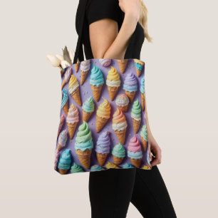 Bolsa Tote Coleção Cone do sorvete