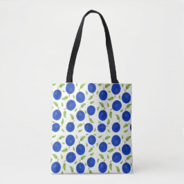 Bolsa Tote Coleção de Ameixas Botânicas Marfim