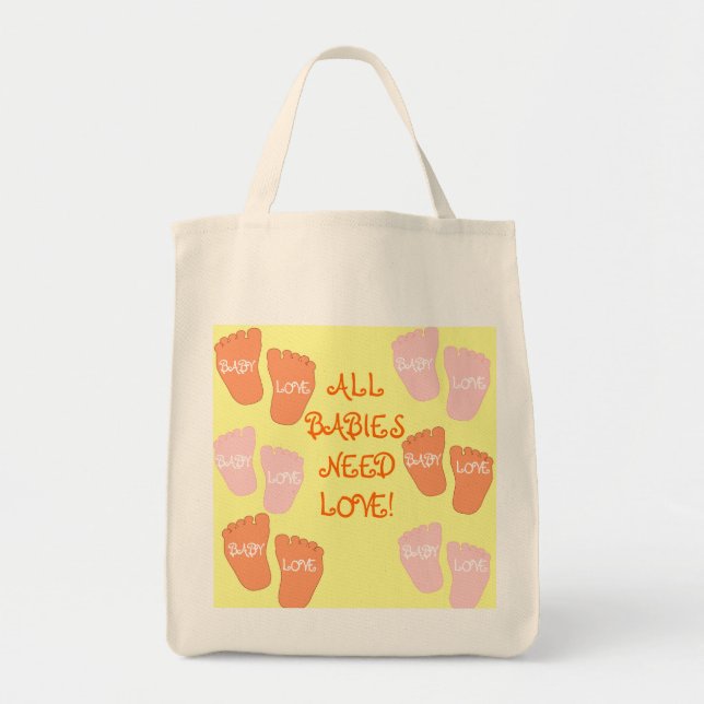 BOLSA TOTE COLEÇÃO DE AMOR DE BEBÊ (Frente)