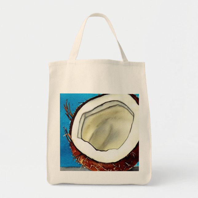 Bolsa Tote Coleção de Coconut abstrato (Frente)