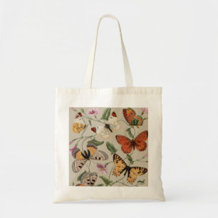 Bolsa Tote Coleção de Desenhos de Mariposa Borboleta Natureza