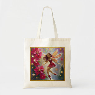 Bolsa Tote Coleção de Fadas de Natal - Cabelo Louro Claro