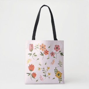 Bolsa Tote coleção de flores