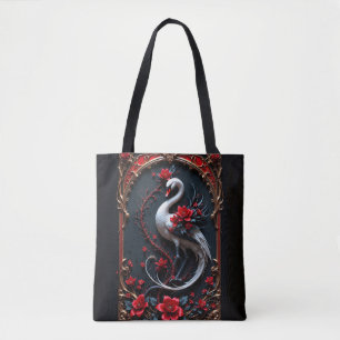 Bolsa Tote Coleção de Noiva Cisne Branco Elegante