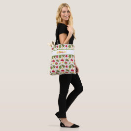 Bolsa Tote Coleção de padrões da fruta - Melancia