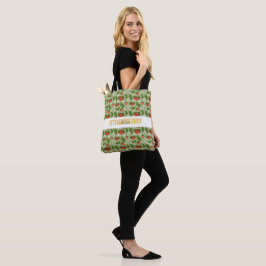 Bolsa Tote Coleção de padrões da fruta - Morangos