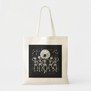 Bolsa Tote Coleção de Presentes de Esqueleto de Dança Gótica