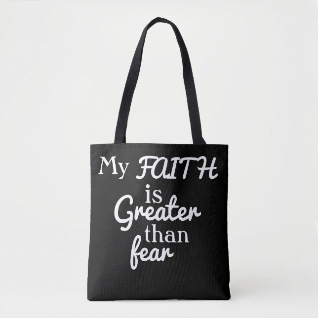 Bolsa Tote Coleção de Presentes de Fé (Frente)