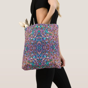 Bolsa Tote Coleção Holográfica Opal Moderna da Glitter