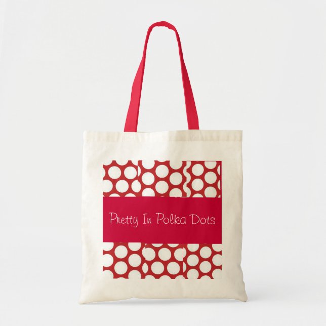 Bolsa Tote Coleção Pretty In Polka Dots (Frente)
