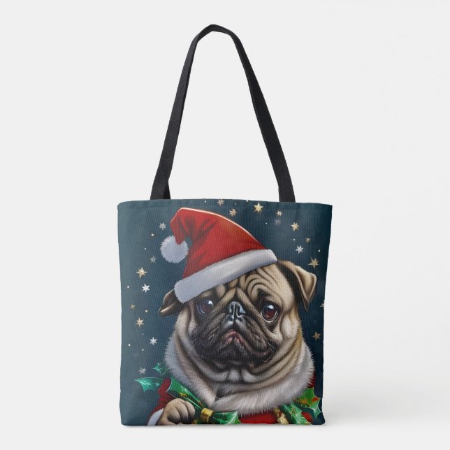 Bolsa Tote Coleção Puggy Claus (Verso)