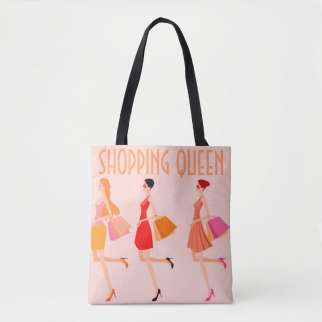 Bolsa Tote Coleção Rainha da Compras: Senhoras (Frente)