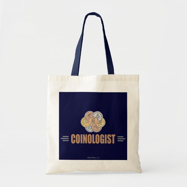Bolsa Tote Coletor de Moedas Humorístico (Frente)