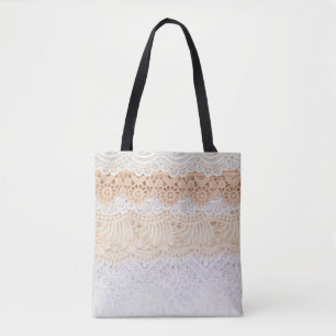 Bolsa Tote Colheita de rasto floral sem costura