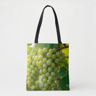 Bolsa Tote Colheita Fresca de Uva Verde
