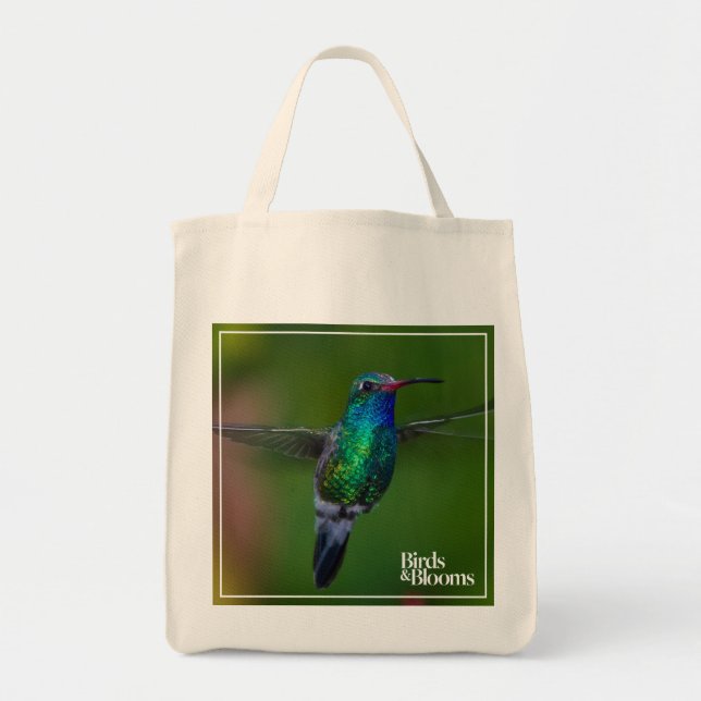Bolsa Tote Colibri de flutuação (Frente)