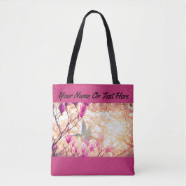 Bolsa Tote Colibri no jardim