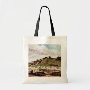 Bolsa Tote Colina de Montmartre com Pedreira por Vincent van