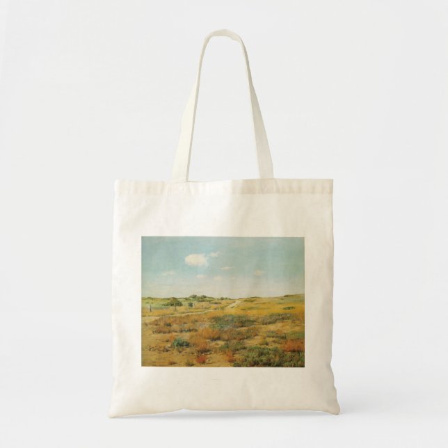 Bolsa Tote Colinas Shinnecock por William Merritt Chase (Frente)