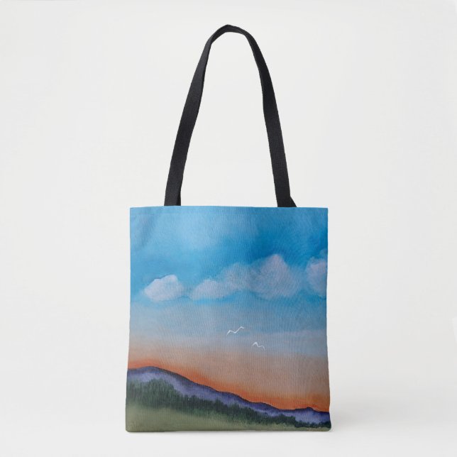 Bolsa Tote Colinas Sunset Graciosas (Frente)