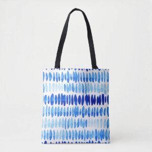 Bolsa Tote Colírio Azul: Abstrato sem água