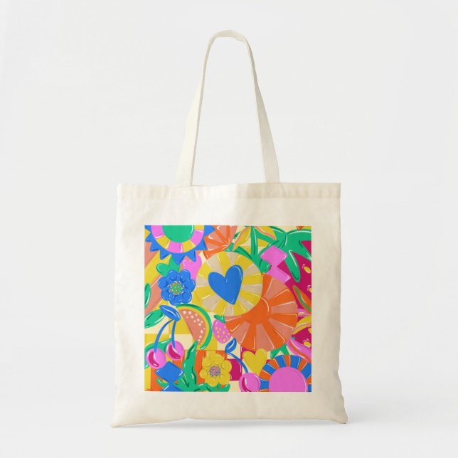 BOLSA TOTE COLISÃO DE CORES (Frente)