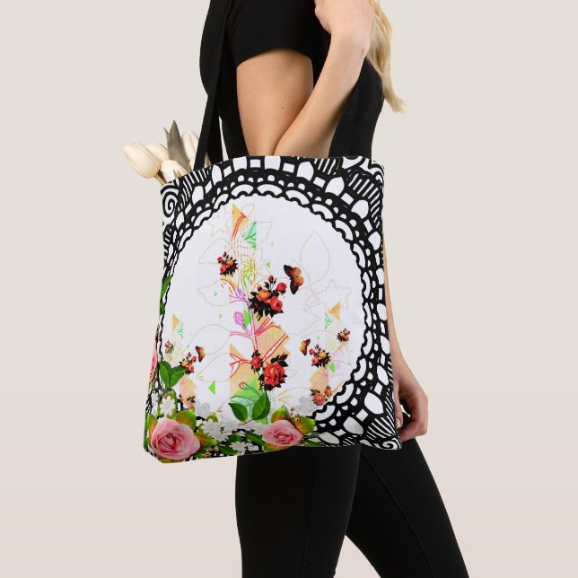 Bolsa Tote Collage vintage (Close Up)