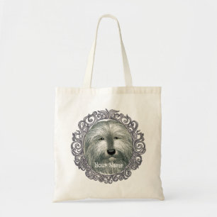 Bolsa Tote Collie com ornamentado