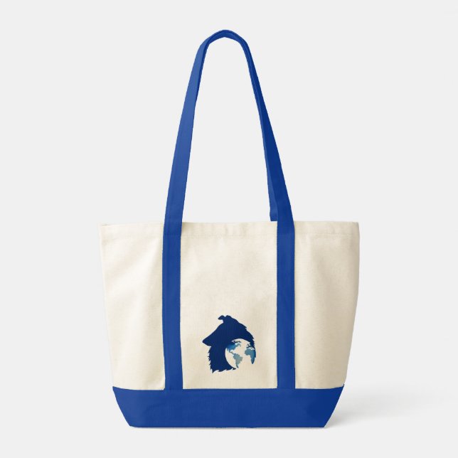 Bolsa Tote ColliesWithoutBorders logo (Verso)