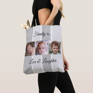Bolsa Tote Collle adicione suas próprias fotos personalizada