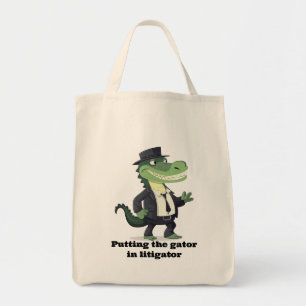 Bolsa Tote Colocando o Gator no Litigador