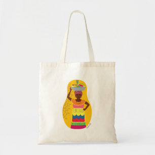 Bolsa Tote Colombian, Palenquera of Cartagena Matryoshka Bag