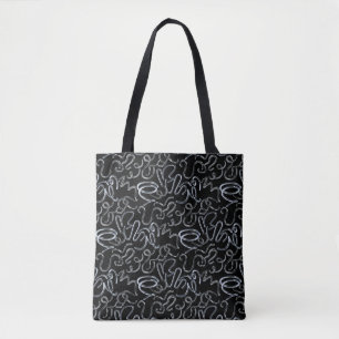 Bolsa Tote Coloque alguns metais em mim x4 Black BG