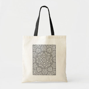Bolsa Tote Color Your Own Mandala Tote Bag