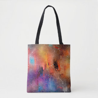 Bolsa Tote Coloração d'água abstrato de arte em segundo plano
