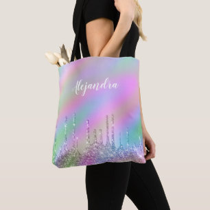 Bolsa Tote Coloração esbranquiçada na moda
