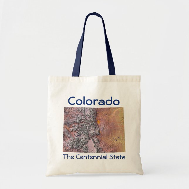 Bolsa Tote Coloradan Map Bag (Frente)