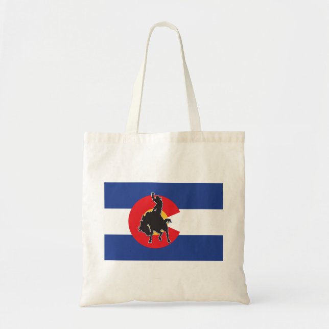 Bolsa Tote Colorado Cowboy (Frente)