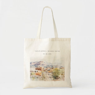 Bolsa Tote Colorado Springs, Colorado Aquarela Casamento